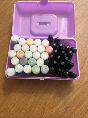 38-color resin pigment bundle- mica powder & liquid dye set for epoxy resin
